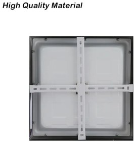 Brilagi - LED Kúpeľňové svietidlo FRAME LED/24W/230V 3000/4000/6000K IP44 čierna