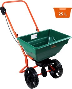 Posypový vozík SEED, 25l, zelená/oranžová Gardebruk