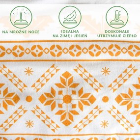 VIANOČNÉ FLANELOVÉ OBLIEČKY FLANELOVE 160X200 CM, 2KS 70X80 CM VZOROVANÉ