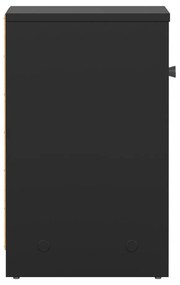 Čierny nočný stolík May – Tvilum