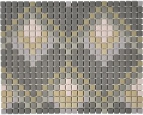 Sklenená mozaika Cuba MC6 31x24,60 cm sivá matná