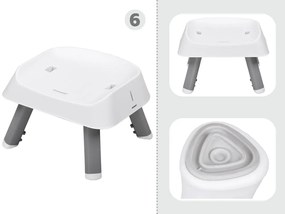 Stolička na kŕmenie set 6v1 ZA4142 - sivá