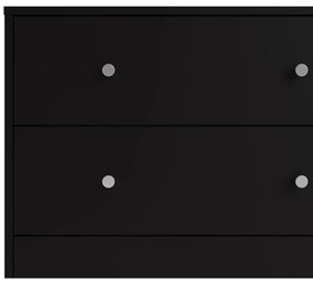 Čierna komoda Tvilum May, 143 x 68 cm