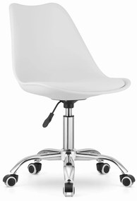 Biela kancelárska stolička PANSY