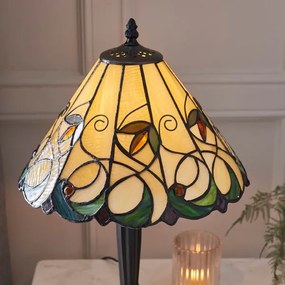 Endon 64195 - Stolová lampa Tiffany JAMELIA 1xE27/60W/230V priemer 31 cm