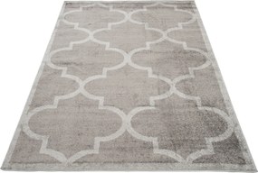 TA Koberec H161A TMAVO_ŠEDÁ/TMAVO_ŠEDÁ AZÚROVÁ Rozmer: 80x150 cm