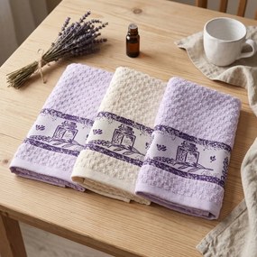 Froté utierky na riad Lavender set 3 ks
