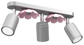 Bodové svietidlo FLOWER 3xGU10/8W/230V matný chróm