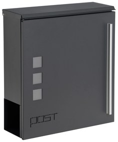 Poštová schránka MILUZ antracitová