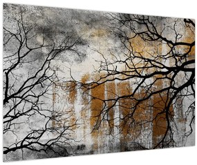 Obraz - Siluety stromov (90x60 cm)