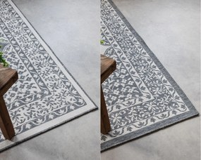 ELLE Decoration, Kusový koberec Gemini 106023 Silver z kolekcie Elle – na von aj na doma, 80x150, šedá, chodba / predsieň