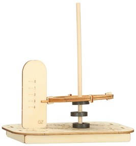 KIK Vzdelávacia drevená sada 4v1 – DIY vedecké experimenty (mechanika, gravitácia, magnety) 8+