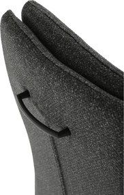 Jedálenská stolička sivá DCL-P3107 GREY2