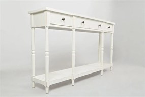 Konferenčný stolík Avola 152 cm z masívu biely