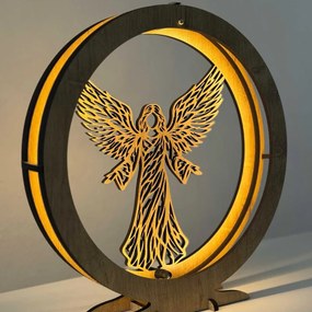 LED lampa Anjel svetla – dekorácia s teplým LED podsvietením| SENTOP LED0589