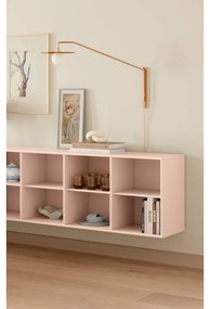 Svetloružová závesná knižnica 176x61x42 cm Mistral – Hammel Furniture