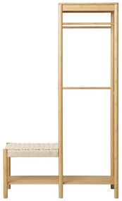 Bambusová predsieňová zostava v prírodnej farbe Ember – House Nordic