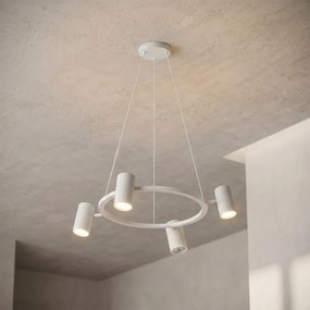 Brilagi - LED RGBW Stmievateľný luster na lanku SELE 4xGU10/6,5W/230V biela