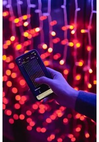 Twinkly TWW210SPP-TEU - LED RGB Vonkajší vianočný záves 210xLED 6,1m IP44 Wi-Fi