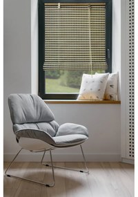 Čierna/v prírodnej farbe bambusová roleta 200x160 cm Vela – Gardinia