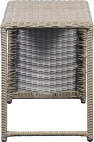 Záhradná lounge súprava pre 2 v béžovej a svetlohnedej farbe Modular – Unique Furniture