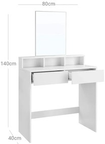 Toaletný stolík SONGMICS RDT113W01