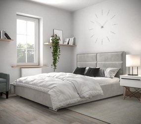 Moderná čalúnená posteľ NEVADA - Drevený rám,160x200