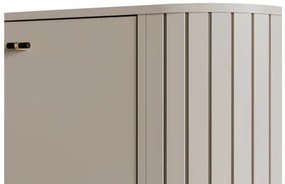 Vitrína Terkiro 150 2D1W TR03, Osvetlenie: bez osvetlenia, Farby: kašmír