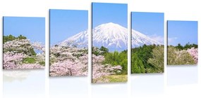 5-dielny obraz sopka Fuji Varianta: 100x50