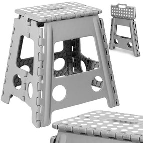 Skladacia stolička AMIGO sivá veľkosť L