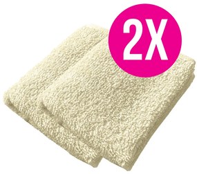 2x froté uterák Homa RIAN ECRU 30x50 cm