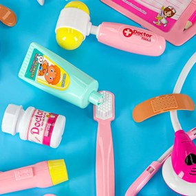 KIK Lekársky kufor sada malý lekár zvuk 35 prvkov