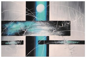 Gario Ručne maľovaný obraz Nebeské šialenstvo Rozmery: 100 x 70 cm