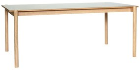 Jedálenský stôl z dubového dreva 107x190 cm Oblique – Hübsch