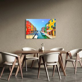 Obraz - Ostrov Burano, Benátky, Taliansko (90x60 cm)