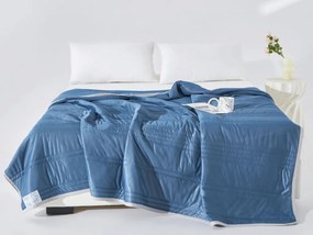 Chladiaca letná prikrývka CELIA, tmavomodrá Rozmer: 140 x 200 cm