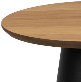 Odkládací stolek Soli 45 cm černý/dub přírodní