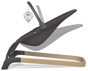 Lionelo - Detská hojdačka JUNE antracit