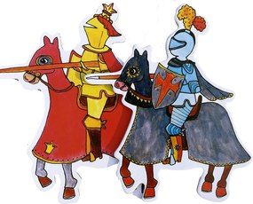 MARIONETINO – Rytieri na koňoch – bábky 2 ks