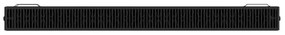 Mexen, Panelový radiátor Mexen Line CL22 600 x 1300 mm, bočné pripojenie, 2057 W, čierny - W422L-060-130-70
