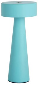 Tyrkysovomodrá LED stolová lampa (výška 16,5 cm) Mini LED Ring – Leitmotiv