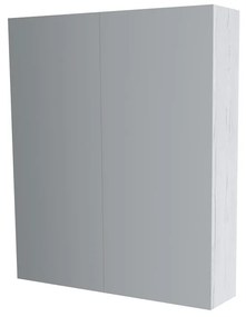 Mereo, Mereo Kúpeľňová zrkadlová skrinka 60 cm, galerka, 2 x dvierka, Multidecor, Pino Aurélio, MER-CN798G62PINO