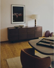 Stolová lampa s textilným tienidlom (výška 61,5 cm) Mavran – Kave Home