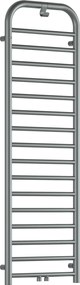 Deante Silia, kúpeľňový radiátor 500x1570 mm, 586W, brúsená oceľ, DEA-AGI_FG51