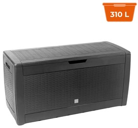 Prosperplast Odkladací box RATO, 310l, 119x48x60cm, antracitová