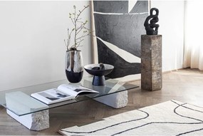 Čierna/slonovinová kameninová misa ø 31,5 cm By Hand – Mette Ditmer Denmark