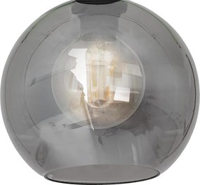 Náhradné univerzálne sklo SOFIA E27, priemer 20 cm, dymovo-čierne