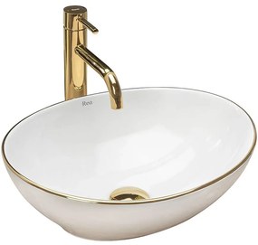 Umývadlo na dosku Sofia Gold Egde