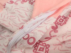 Bavlnené obliečky PONSA ružové Rozmer obliečky: 2 ks 70 x 90 cm | 200 x 220 cm