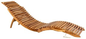 Záhradné ležadlo z tíkového dreva House Nordic Arrieta